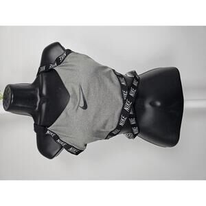 Nike Women's Activewear Crop Top with Logo Straps